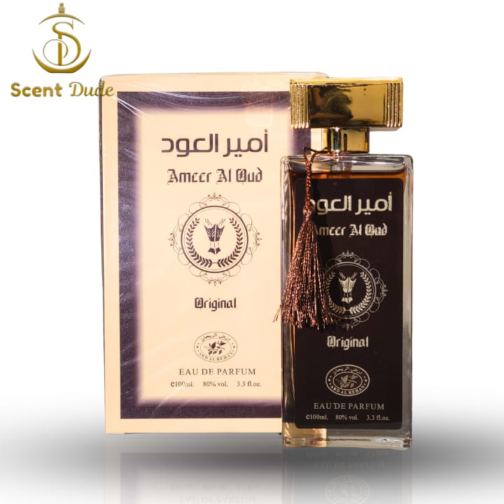 AMEER AL OUD 100ML MADE IN UAE. WITH FREE DELIVERY AND BODY SPRAY GIFT