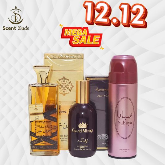 MODREN OUD,GRAND MIRAGE,BODY SPRAY DEAL