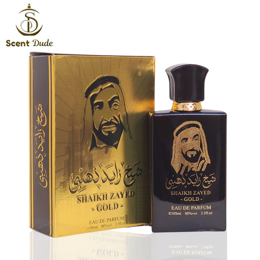 Shaikh Zayed Gold EAU de perfum (100ml) Made in dubai