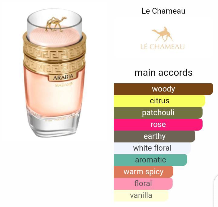 ARABIA MADAME 100ML BY LE CHAMEAU EMPER